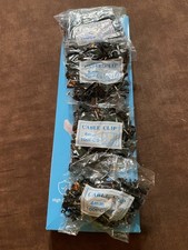 Cable Clips, 400 Pcs, 4Mm 6Mm 8Mm 10Mm, Wire Wall Clips with Steel Nails, Black picture