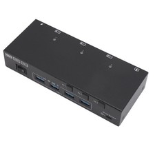USB3.0 HD Multimedia Interface KVM Switch 2 Monitors 3 Computers 4K At 60Hz HD picture