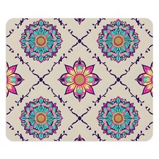 Colorful Mandala Pattern Mouse Pad | Floral Geometric Desk Mat picture
