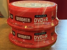 BRAND NEW SEALED -Windata Printable DVD+R Blank Media 2-25 Packs 50 In Total 16x picture