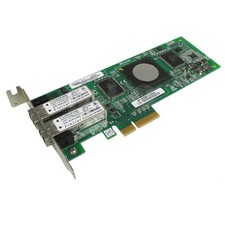 Logic QLE2462 FC Dual Port 4Gbit PCIe x4 Host Bus Adapter LP P/N PX2510401-50 B picture