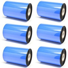 Premium Thermal Transfer Wax Ribbon 4 Inch Barcode, Shipping Warehouse 6 Pack picture