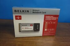 Belkin Wireless G Notebook Card P57462-F F5D7010 - NEW SEALED BOX picture