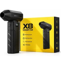 X8 Violent Turbo Jet Fan Blower 150000RPM Electric Air Duster Cleaner Black New picture