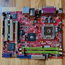 MSI MS-7592 Ver. 1.0 Motherboard DIMM2 G41M4-F Untested Parts Repair Scrap picture