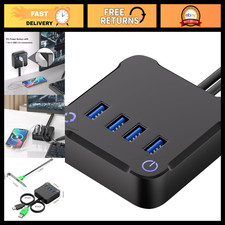 External Power Button for Desktop PC with 4-Port USB 3.0 Hub - Easy Access picture