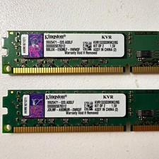 Kingston ValueRAM DDR3 8GB (4GB x2) 1333 PC3-10600 240-Pin KVR1333D3N9K2/8G picture