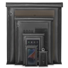 yaokvide Large Faraday Bags - 5 Pack 5 without Reflective Strip, Black picture
