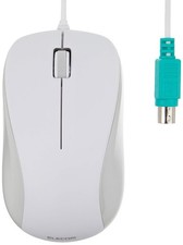 ELECOM Mouse Wired MSize 3Button PS2 Optical White ROHS Compliant M-K6P2RWH/RS M picture
