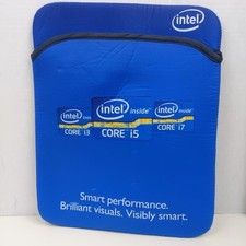 Intel Inside Laptop Sleeve Core i3 i5 i7 Blue Neoprene Promotional Case Cover picture