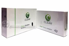 CLEAR Voice Adapter router Linksys SPA2102-SF + CLEAR Modem Series G (Brand New) picture