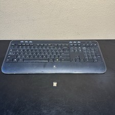 Logitech K520 Wireless Keyboard USB 2.4GHz, Black with Receiver Very Nice picture
