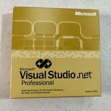 Microsoft Visual Studio .NET Professional 2003 X10-74246 MSDN 6 Disc Set w/ Key picture
