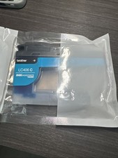 Brother Genuine/LC406C INKvestment Tank Inkjet Ink Cartridge Cyan SEALED picture