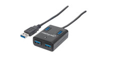 Manhattan SuperSpeed USB 3.0 Hub - USB - External - 4 USB Port(s) - 4 USB 3.0 Po picture