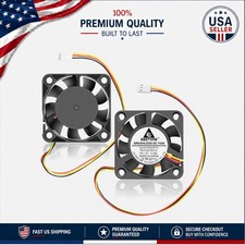 2-Pack 40mm 3-Pin 12V Silent Cooling Fans - Perfect for CPU and 3D Printers picture