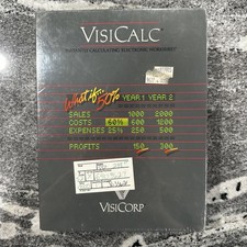 SEALED VisiCalc by Visicorp for Atari 800 picture
