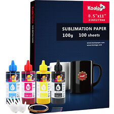 Bundle Koala Sublimation Paper 8.5x11 Slow Dry + 400ML Sublimation Ink for Epson picture