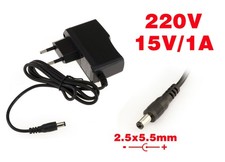 KALEA-INFORMATIQUE External Power Supply 220V To 15V 1A 2.5x5.5mm Plug picture