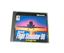 Microsoft Flight Simulator 98 PC CD-ROM 2 Disc Set Jewel Case Untested picture
