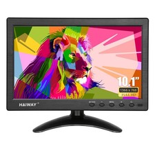 10.1 inch Security Monitor, 1366x768 Resolution Small Monitor Small Portable picture