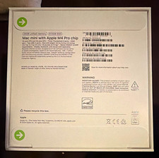 Apple Mac mini 2024 M4 Pro 24GB RAM 512GB SSD Silver Thunderbolt HDMI picture