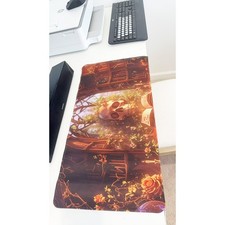 Dark Academia Skull & Magic Book Large Gaming Mouse Pad 23.6