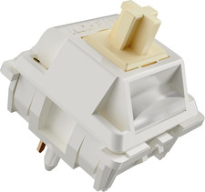 Kutethy GATERON Creamy Keyboard Switches, RGB LED Heavy Tactile 5 Pin Pre-Lubed picture