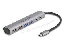 Delock Hub 2 x USB-C 3.2 Gen 2+ 2 USB 3.2 2+ 2 2.0 0.15m 64232 picture