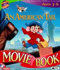 An American Tail Animated Moviebook PC MAC CD kids movie based mouse puzzle game picture