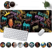 Large Pad, 31.5 x 11.8in Extended Gaming Pad with Stitched Edges,XXL Mousepad... picture