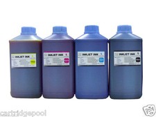 4 Liter ND® Refill Bulk CMYK Inks for HP Canon Dell Lexmark printers 4x1000ml picture