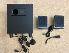 Philips 2.1 Multimedia Speakers, Subwoofer, Control Dial SPA1312/27 picture