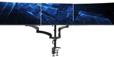 VIVO Triple Pneumatic Monitor Mount for 3 Screens up to 32 inches, Fully Adju... picture