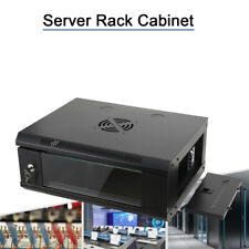 4U Wall Mount Network Server Data Rack Cabinet Enclosure Door Lock with 2 Keys picture