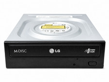 LG GH24NSC0 24x Internal SATA DVD CD Burner Writer M-DISC Black Desktop PC Drive picture