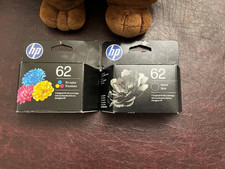 HP62 (Black+ Tri-color) Ink Cartridge C2P06AN Genuine OEM EX12/2027 picture