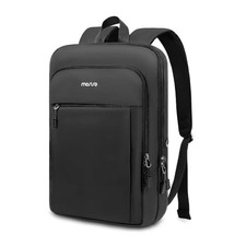  Laptop Backpack for Men, Slim Lightweight Compact Computer 15.6 inch Black picture