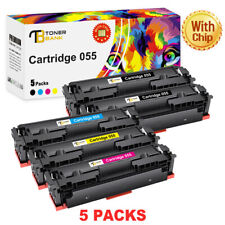 5PK CRG-055 Toner Set For Canon imageCLASS MF741Cdw MF744Cdw LBP663CDW With CHIP picture