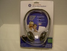 GE Voice over Internet All In One Headset.  Stereo Sound, Volume Control, Mic. picture
