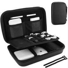 ProCase Hard Travel Electronic Organizer Large - 9.9 x 6.3 x 2.6 Inch, Black picture