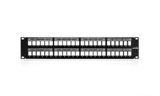 Leviton 49255-L48 48‑Port 2RU 19” Patch Panel  W/Magnifying Lens Label Holder picture