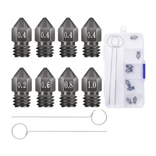 8Pcs 3D Printer Upgraded 0.2/0.4/0.6/0.8/1.0mm(Ender-3 series), Black picture