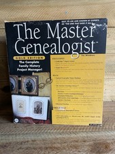 THE MASTER GENEALOGIST WINDOWS 95 PC SOFTWARE PACK - GOLD EDITION COMPLETE picture