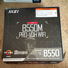 MSI B550M PRO-VDH WIFI MicroATX Socket AM4 DDR4 4-DIMM M.2 Motherboard picture