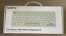North Compact Round Key Wireless Keyboard - Mint Green picture