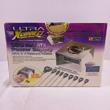 Ultra X-Connect 500 Watt ATX Power Supply with 9 X-Connect Cables New in Box picture