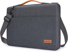 16-Inch Grey Laptop Sleeve Case for MacBook Pro M3 M1 M2 Max & Dell Models picture