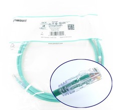 Panduit UTPSP5GRY TX6 Plus Cat6 UTP Patch Cable 5ft Green RJ45 ~STSI picture