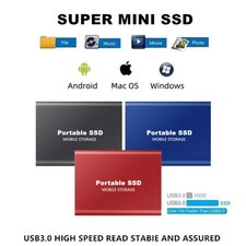 External SSD 1TB 2TB 4TB Portable Hard Drive USB 3.0 Type-C High Speed PC Mac picture